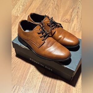 Brown kid’s dress Shoes